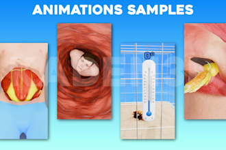 create a 3d viral short animation like zack d films