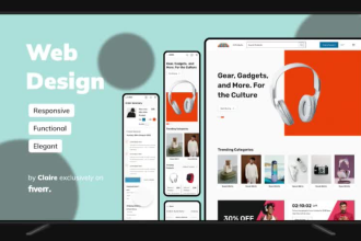 do responsive website and web app designs using figma