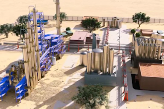 make a 3d factory, plant, office, workshop layout design