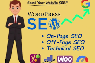 complete website onpage SEO and technical optimization with yoast, rankmath
