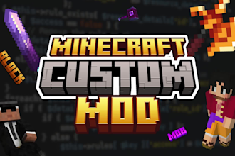 develop custom simple mods and features for minecraft