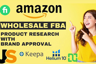do winning product research for amazon fba wholesale and fast brand approval