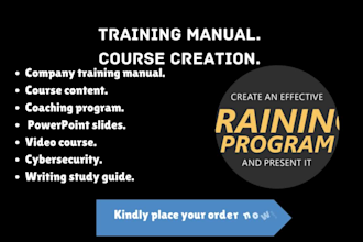 develop your company training manuals course content coaching program ppt slide