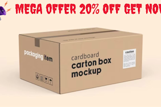 do import or export box design, cardboard, shipping, corrugated box with dieline