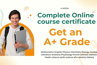 complete your online course manager online course get certificate