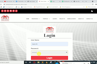 build a real estate website and cms of real estate bussiness