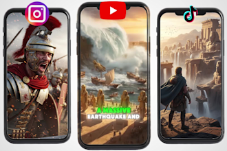 create viral faceless ai history shorts for youtube and instagram