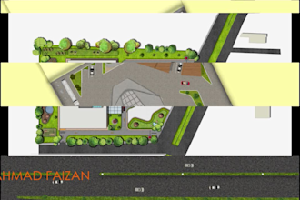 do architecture site plan, urban plan, real estate, renders