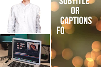 transcribe and add subtitles or caption to your videos
