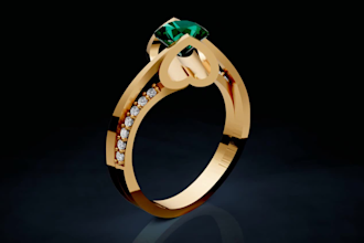 create jewelry cad designs and realistic renders