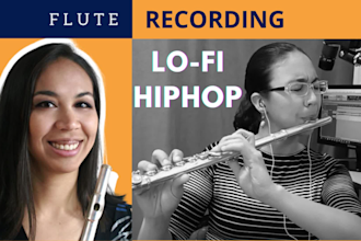 record a lofi hiphop flute track