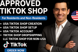 create USA tiktok shop setup tiktok USA tiktok setup for non USA
