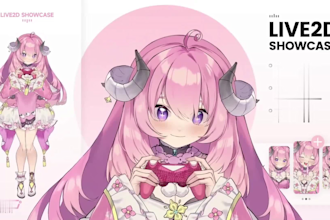 design and rig custom 2d vtuber model live2d rigging anime vtuber commission