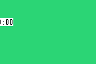 provide a transparent animated countdown timer for videos and live streams