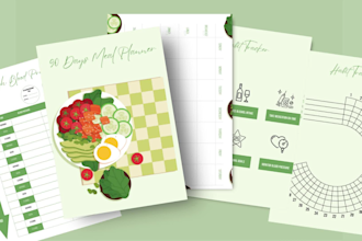 design custom digital, printable planner, notebook, journal