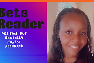 beta read novel, manuscript and children book
