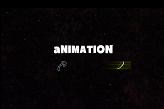 create a video kinetic typography ,text animation video