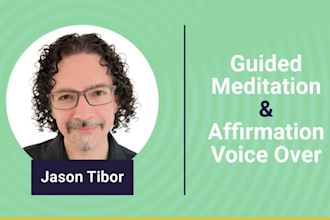 record your guided meditation or affirmation