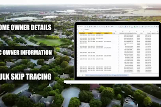 do skip tracing for real estate and llc skip tracing in bulk