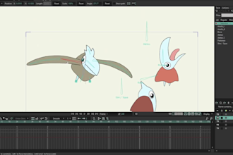 create a model in tooboom or a character in moho