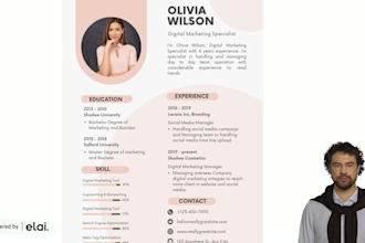 create rewrite, edit your job application and job resume