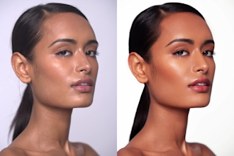 professionally retouch beauty and fashion photos