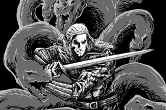 illustration, fanart anime and darkart anything