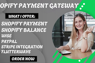 activate and fix shopify payments and shopify balance
