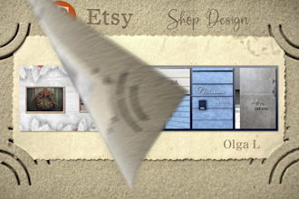design an etsy logo, shop banner and cover
