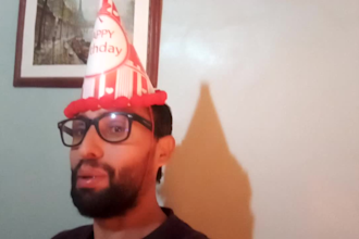 wish happy birthday with fun and romance  as spokesman