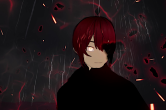 create professional 3d anime style animated videos or fights