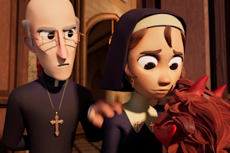 do animation commission, create animated short film, animated episodes 3d series
