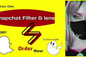 create trendy snapchat lens and filter with lens studio