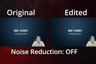 do noise reduction fast
