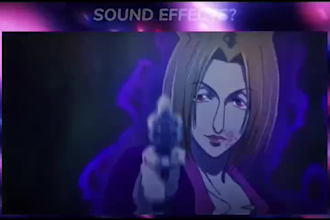 create professional anime amv or shorts for tiktok and youtube