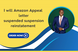 amazon appeal letter suspended suspension reinstatement