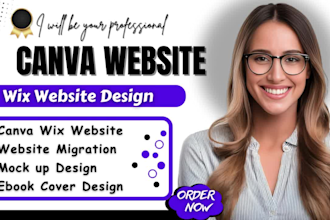 canva wix website design canva website design canva to wix website migration SEO