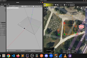 do drone simulation in ros gazebo