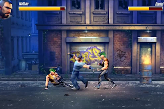 develop multiplayer 3d fighting game video games street fighting game