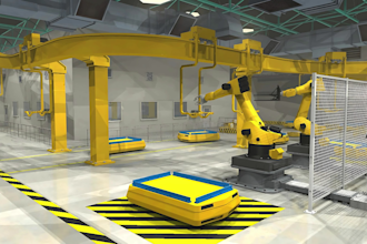 do 3d robotic warehouse design, automated factory design, warehouse layout