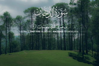 create holy quran or islamic videos with subtitles