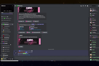 create complete discord server setup for yourself