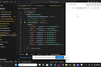 covert your figma design into a flutter as a frondtend