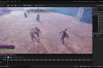 develop unreal engine game development for mobile IOS android,PC, multiplayer VR