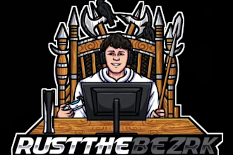 design face mascot logo, twitch overlays, esports and youtube