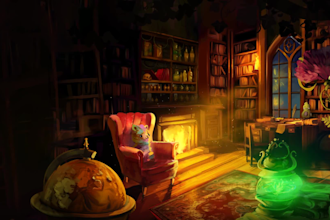 paint chill stream background