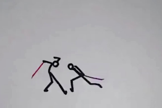animate a 2d fighting stick figure stick figure animation stickman animation