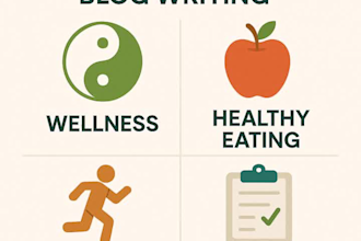 write engaging health and lifestyle blog posts or articles