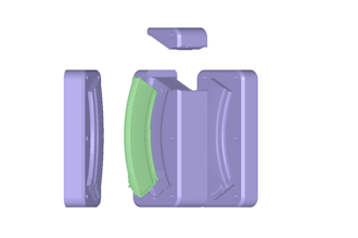 do compression mold design for 3d printing
