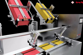 create cartesian robots 3d animation, automation 3d robotic animation